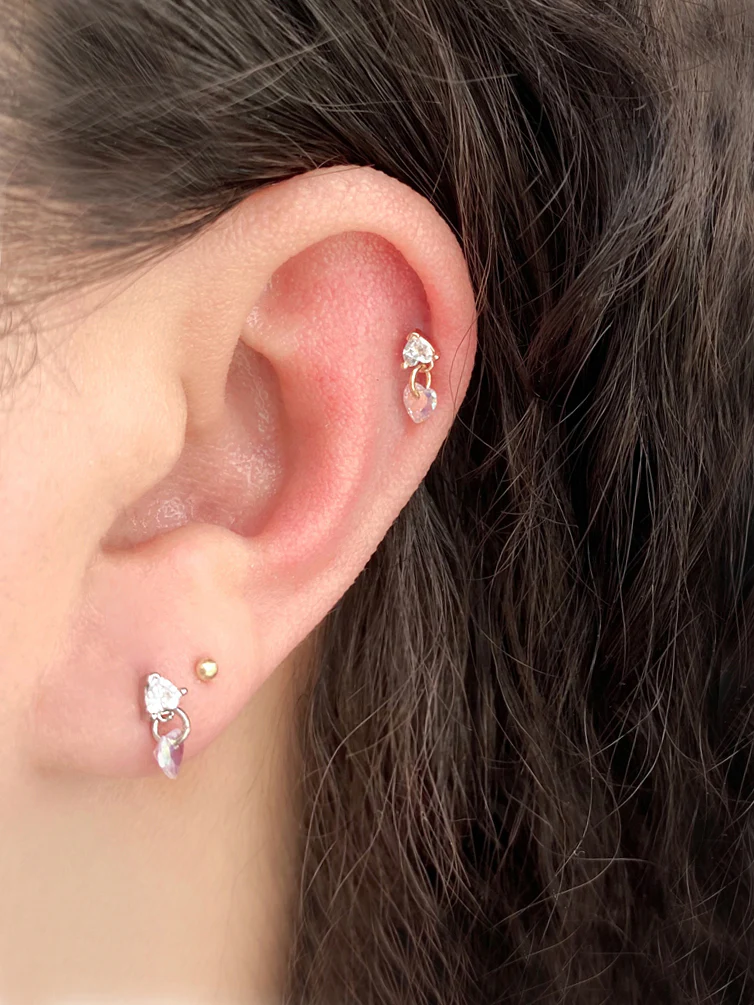 Heart Drop Cubic Piercing - Image 8