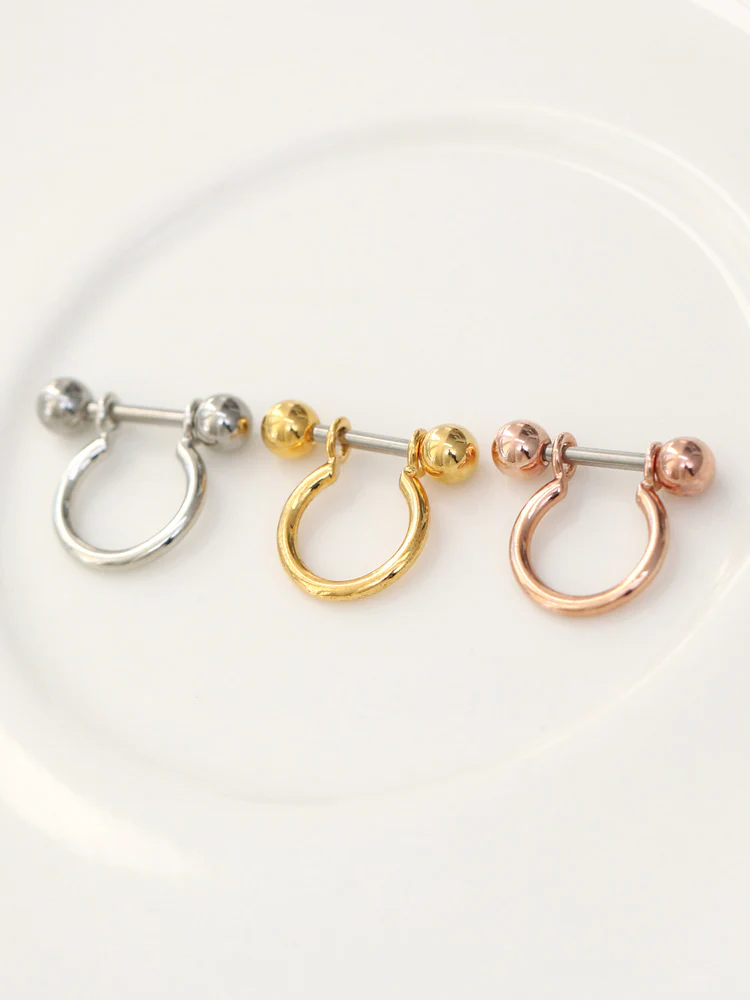 Horseshoe ring piercing - Image 5