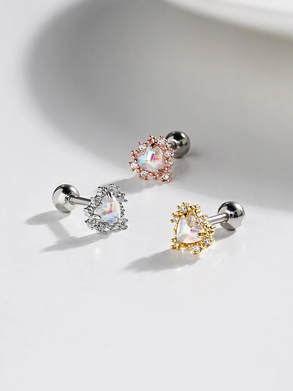 Kingdom Heart Cartilage Ear Piercing 18G16G - Image 2