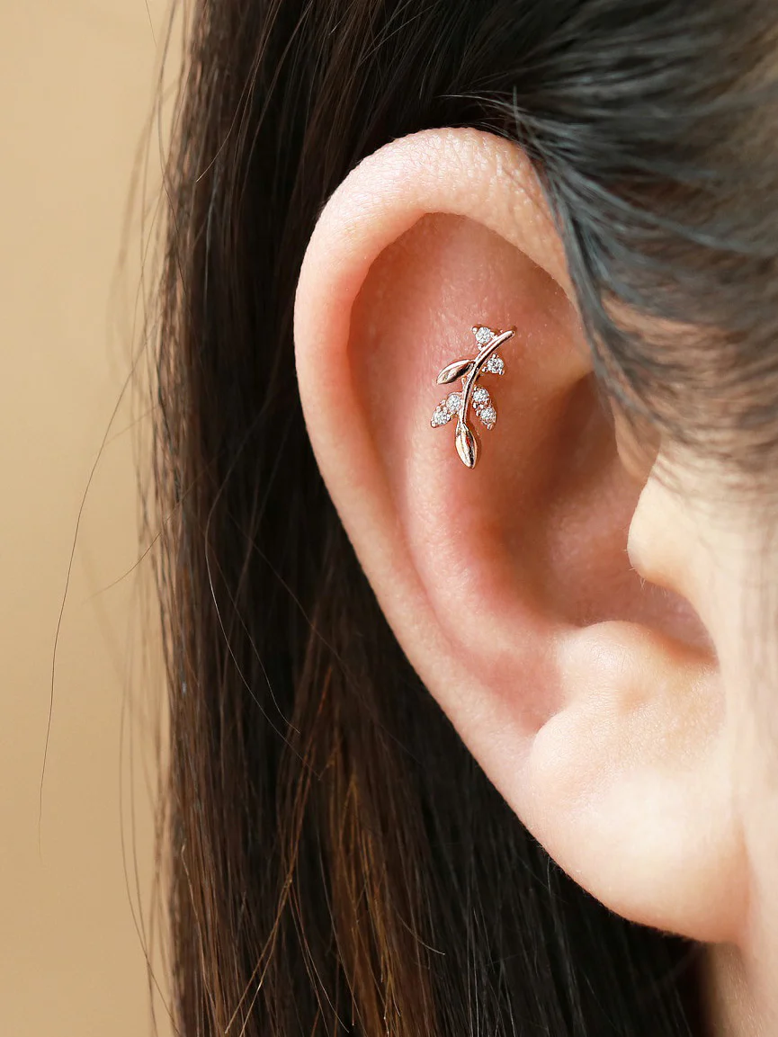 Leaf Cubic Piercing