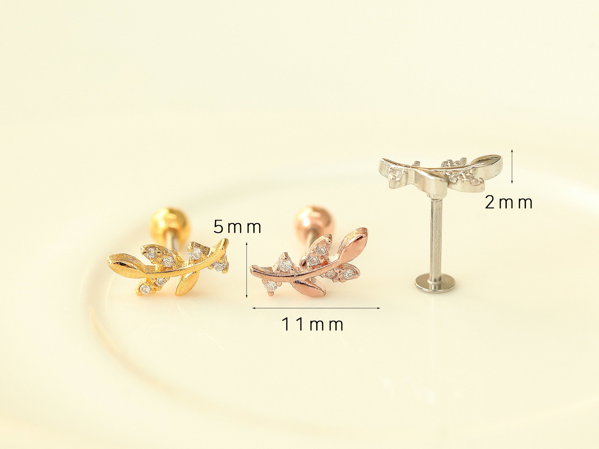 Leaf Cubic Piercing - Image 9