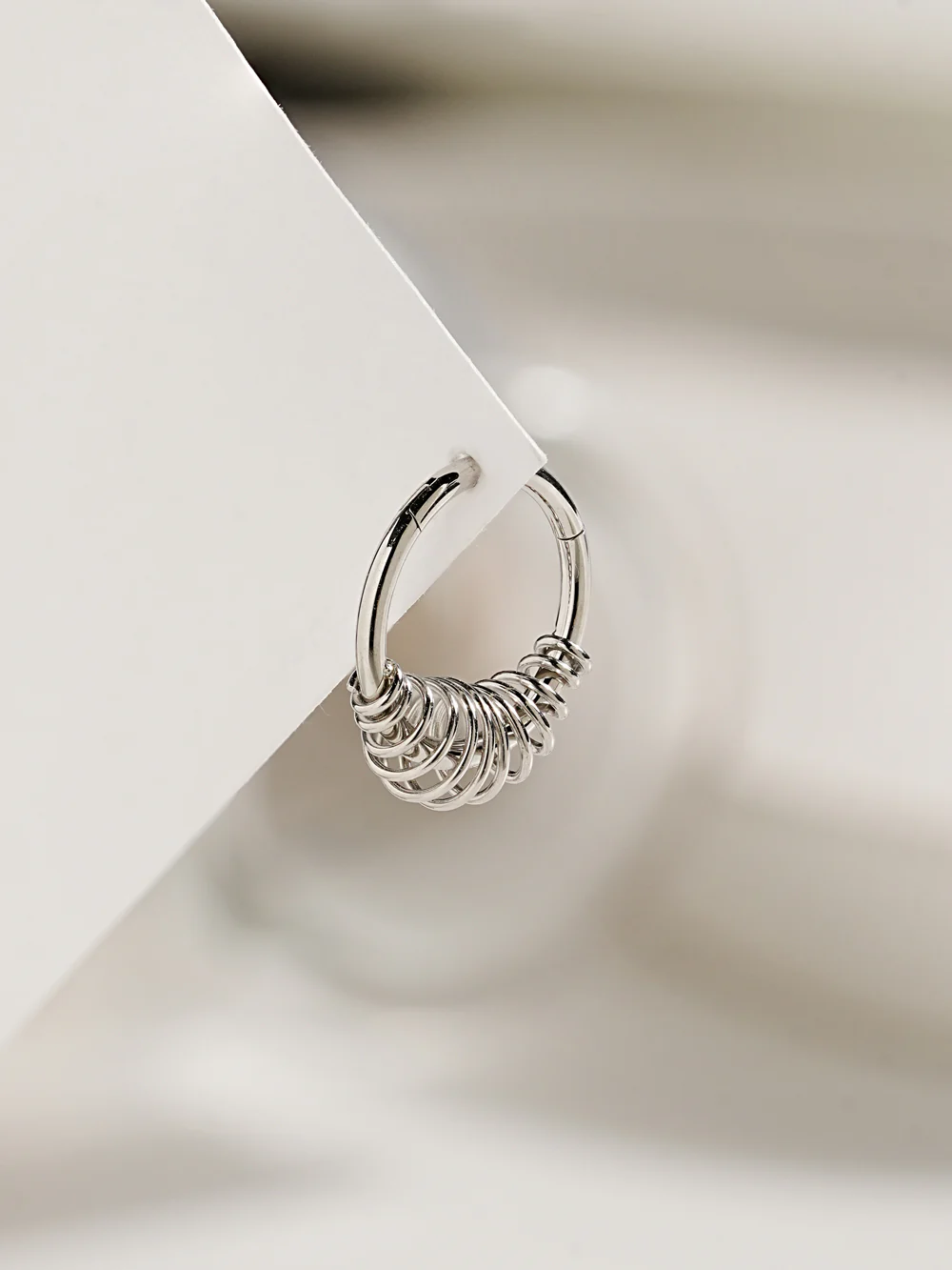 Lingo Circle Cartilage Ear Hoop Piercing 16G - Image 2