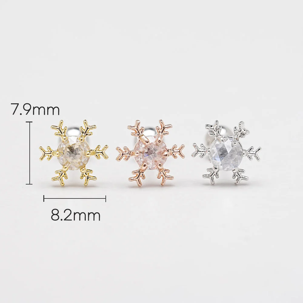 Magic Snow Cartilage Ear Piercing 18G16G - Image 3