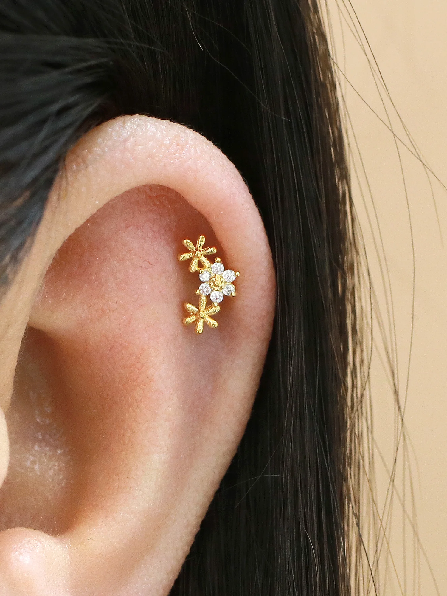 Mini Triple Daisy Piercing - Image 3