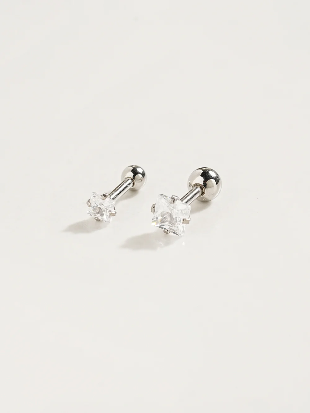 Morning Lustre Square Cartilage Ear Piercing 16G