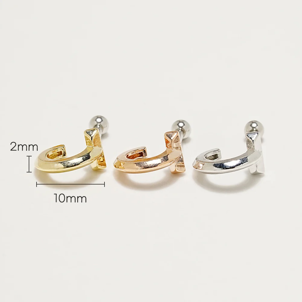 Motive Box Cartilage Ear Piercing 16G - Image 3