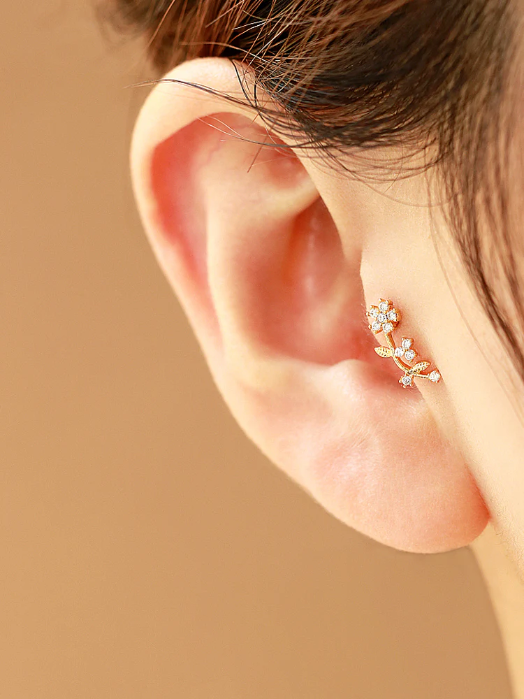 Rose Cartilage Earring - Image 2