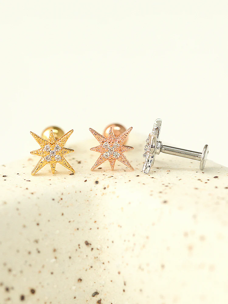 Starburst Cartilage earring - Image 2