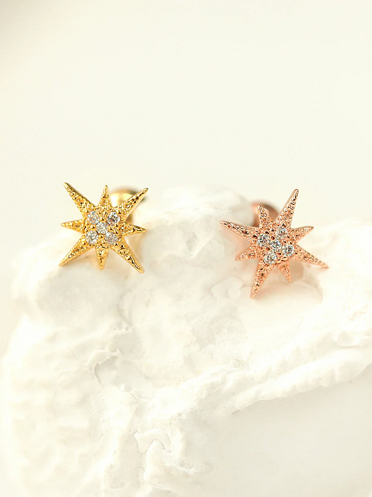 Starburst Cartilage earring - Image 3