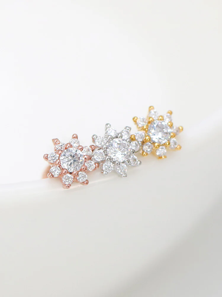 Sun Flower Ear Piercing - Image 3