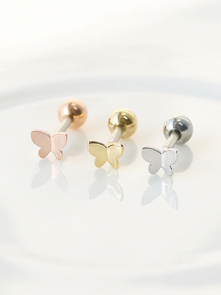 Tiny Butterfly Cartilage earring - Image 6