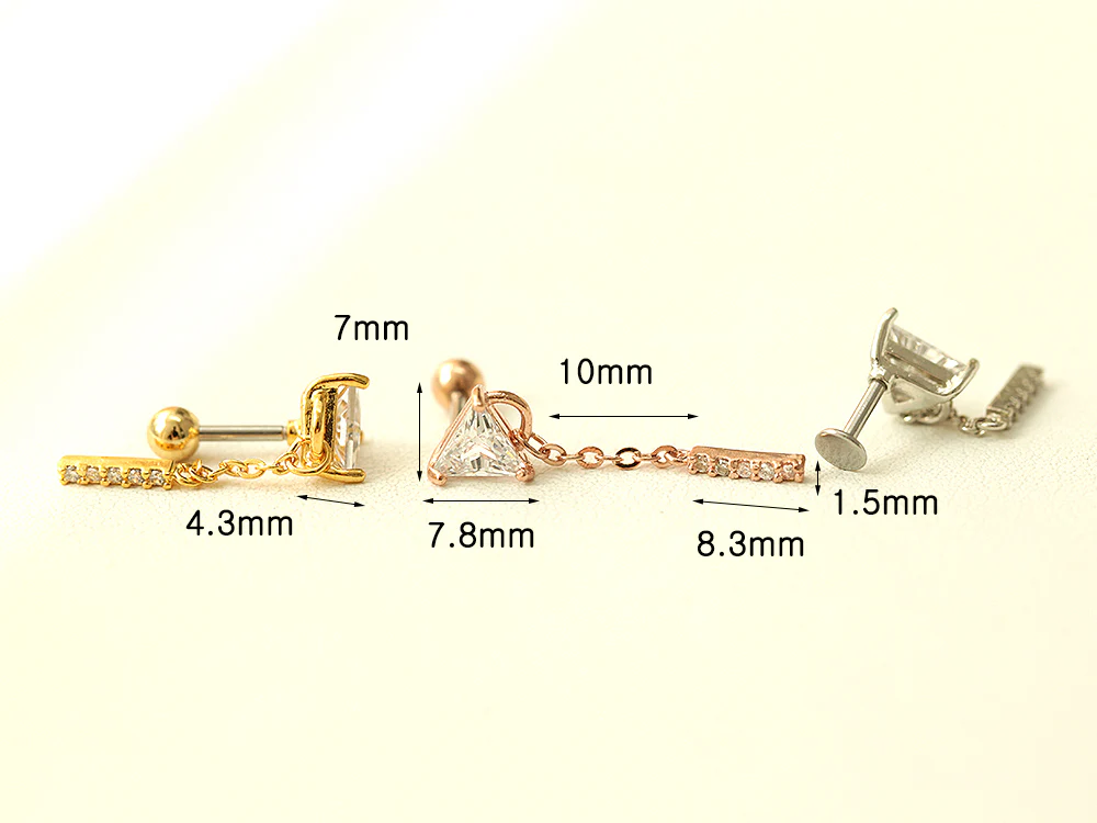 Triangle Cubic Drop Piercing - Image 9