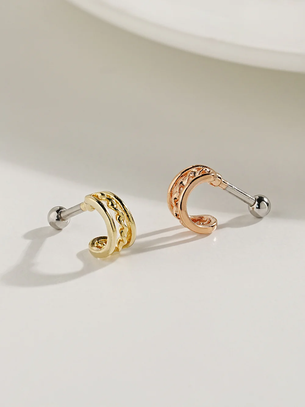 Wave Sauce Cartilage Ear Piercing 16G - Image 2